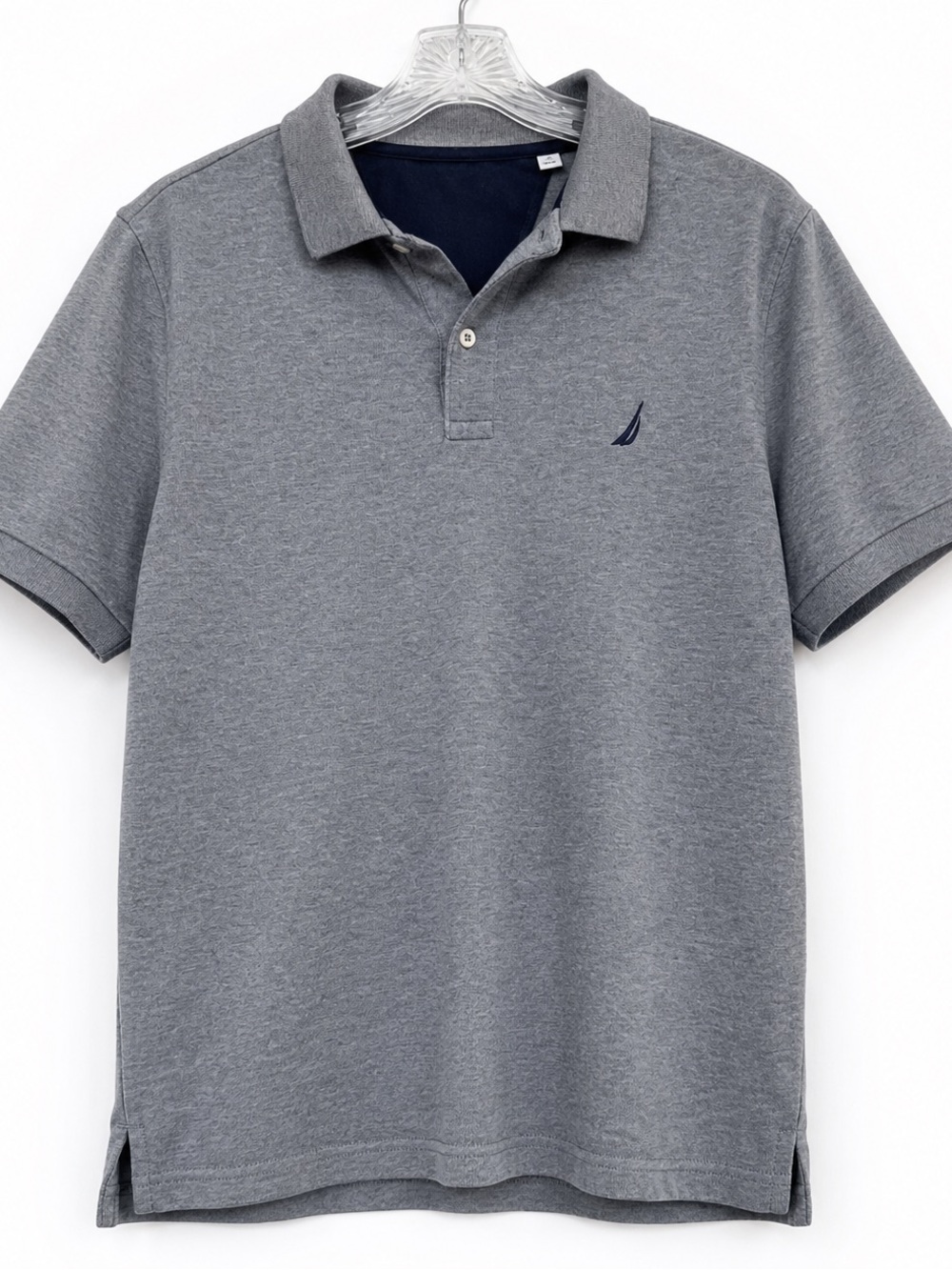 Nautica Heather Gray Polo Shirt